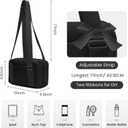 Mini Gym Bag for Women Small Gym Tote Bag Waterproof Sports Duffel Bags Dance Yoga Workout Bag 2025 (Black)