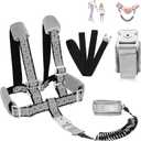 Toddler Leash for Walking, Toddler Safety Harnesses Leashes, Safety Harness with Lock for Kids, Anti Lost Wrist Link for Toddlers Upgrade with Reflective Tape Liner6.5ftfor Kids