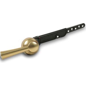 Korky 6094BP StrongARM Tank Lever, Universal to Fit Front Angled Side Left and Right Mount Toilets, Brushed Gold, Simple Style (12.5 x 4 x 2)