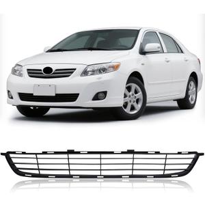 Front Bumper Lower Grille Compatible With 2009 2010 Toyota Corolla CE LE S XLE XRS Replacement for TO1036111 5311202120 Direct Replacement