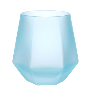 2 Pcs Wine2Go Diamond Silicone Wine Glasses 9oz