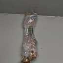 Wood Curtain Rods for Windows 48 to 84 Inch(4-7ft),1 Inch Heavy Duty Curtain Rods with Imitation Wood Grain Finials, Boho Adjustable Drapery Rod of Window Treatment, Wood Grain