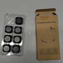 Rotatable Cord Organizer, Enhanced Spring Cable Clips, Strong Adhesive Cable Management, Desk Cord Holder for Nightstand, Office Accessories and Car (8*Black)