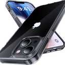 Shockproof for iPhone 15 Case, [Camera Protection] [Military-Grade Drop Protection] Protective Anti-Yellow Slim Translucent Skin-Friendly Case for iPhone 15, Crystal Clear