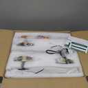 OKELI Modern Pendant Lights 4000K Bronze LED Dimmable Pendant Light Fixtures Pendant Lighting for Kitchen Island,Bar,Bedroom, 15.7inch, 10W, ETL, 3Pack