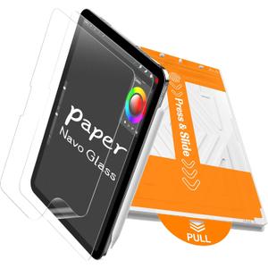 PandaShield 2-Pack Paper-feel Screen Protector for iPad Air 11 Inch M4/M3/M2 (2026-2024),with Easy-Install Box, Matte Film for Writing & Drawing,Apple Pencil Pro Compatible,Anti-Glare,Bubble Free