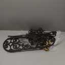 Sungmor Heavy Duty Cast Iron Potted Plant Stand Garden Table - 22.6IN. 1 Tier Metal Stands - Decorative & Vintage Style Indoor Outdoor Corner Shelf for Planters Vases Lanterns Ornaments Books and More