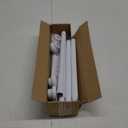 Tension Curtain Rod 30 To 63 Inch White Tension Rods Adjustable Spring Loaded Curtain Rods 7/8" Curtains Rods No Drilling Tension Rods For Windows Bedroom Closet Doorway Door, 2 Pcs