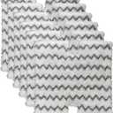6 Pack Steam Mop Pads for Shark Lift-Away Pro Genius S3973, S3973D, S3973WM, S5002Q, S5003A, S5003D, S5004, S6001W, S6002, S6002C, S6003D, S6003W Touch-Free Dirt Grip Washable Replacement Mop Pads
