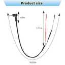 DC3.5 Mirror Wire Power Cord Compatible with Cobra Radar Detectors,Compatible Model RAD 480i 380 450 350 XRS (3005202)