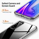 Phone Case for Oukitel C35 (6.56") with 2 X Tempered Glass Screen Protector, [Anti-Yellow X Shockproof] Clear Soft TPU Bumper Cover for Oukitel C35 - Transparent
