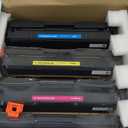 218A Toner Cartridges 4 Pack (with Chip) Compatible Replacement for HP 218A 218X for Color LaserJet Pro 3201dw MFP 3301fdw 3301cdw 3301sdw Printer Ink W2180A W2180X High Yield (BCMY, 4-Pack)