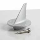 Qonsy 31640Q4 Zinc Trim Tab Anode for Mercury Mariner 40-140 HP