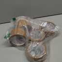 Eco-Friendly Brown Kraft Paper Packing Tape,Heavy Duty Packaging can Biodegradable, Pray Panting,Sealing,Writable and Easier Tear by Hands, 2 Inch x 30 Yards, 6 Rolls,Total 180 Yards