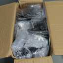 Indoor Dog House, Night-Luminous Star Dog Tent with Frame, Washable Dog Cave Bed, Suitable for 8-20 lb Puppy and Cat (Grey)