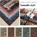 Door Mat Indoor Entrance 2x3 Rug Machine Washable Nomadic Animal Small Area Rug Non-Slip Low Pile Throw Rugs for Entryway, Kitchen, Front Door Indoor Entrance, Entry, Kids Room, Green