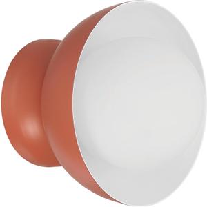Craftmade 59161-BCY Ventura Dome Wall Sconce, 1-Light 60 Watts, Baked Clay, Bulb(s) Not Included