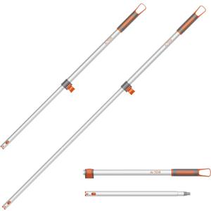 2 x eazer EAP01: Multi-Purpose Aluminum Pole - 34'' to 48''