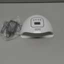 JODSONE U V LED Nail Lamp, Nail Dryer for Gel Polish, Led Light with Automatic Sensor & 4 Timers (Milky White)