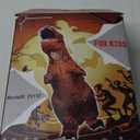 Lulu Home Inflatable T-Rex Costume for Boys Girls Dinosaur Themed Party Trick or Treat Activity (Small, Brown)