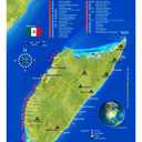 Cozumel Island Reef Smart Waterproof Dive Card