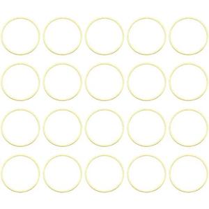 uxcell Brass Hollow Circle Bezel Round Linking Rings, for Earrings Necklaces Jewelry Making