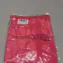 ZDC Girls T Shirts Short Half Sleeve Crew Neck Drop Shoulder Loose Fit Summer Crop Tops 5-14 Years (Pink)