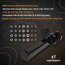 HQPASFY 8629 Wheel Bearing Hub Removal Tool, Replace for ATD Tools ATD8629, Compatible with All Axle Bolt Hubs (5, 6 and 8 Lug Hubs) Black