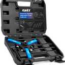 Orion Motor Tech Harmonic Balancer Puller Kit, Adjustable 3-Jaw Puller Set for Removing Harmonic Dampers & Balancers, 3-Jaw Pulley Puller Set Compatible with Chevy GM Chrysler Cadillac Ford More, Blue