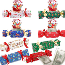 ZHLKHIOP Set of 8 Christmas Money Pull Box, Holiday Money Holders for Cash Gifts, Cardstock Money Pull Box for Cash Gift Pull, Christmas Surprise Money Pull Pouch