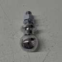 Steel & Chrome Hitch Ball Hitch Ball Kit17/8in Diameter Chrome Hex Nut Hitch Ball for ATV UTV Lawn Tractor 5/8x13/4in 2000 LBS ATV/UTV Spare Parts