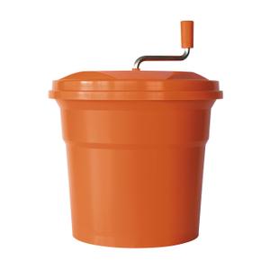 Dynamic E002 Commercial Manual Salad Spinner, 5 Gallon Capacity, SD92, Orange, 17 x 17 x 16 inches
