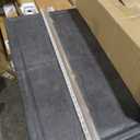 25" Chrome Framed Shower Door Replacement Drip Rail with Shower Door Bottom Sweep and 3 Applied Mounting Tape (25Inch)