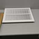 14"W x 20"H [Duct Opening Size] Steel Return Air Filter Grille - Removable Face/Door for 1 inch Filters -HVAC Vent Cover Grill - White [Outer Dimensions: 16 5/8"W X 22 5/8"H]