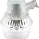 HALO 65-Watt Equivalent, Integrated LED, Metal, Area Light, 4000K, Light Gray
