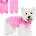 Coppthinktu Dog Surgery Recovery Suit for Dogs After Surgery Female, Dog Onesie Neuter Puppy Spay Shirts, Post-Op Bodysuit Pajamas Anti Licking Abdominal Wounds Cone Alternative