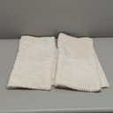 MIULEE Decorative Throw Pillow Covers for Couch Bed Livingroom 18x18 Inch Set of 2 Beige Boho Accent Throw Pllows Broadside Striped Patchwork Soft Corduroy Pillowcases