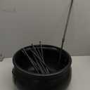 GiftExpress 8" Black Cauldron Bucket  Halloween Candy Bowl, Trick or Treat, St. Patrick's Pot of Gold Decor, Witch Kettle for Party Supplies