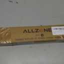 ALLZONE Shower Curtain Rod Spring, 28-42 Inch Heavy Duty Tension Rods No Drilling, Anti-Slip Shower Rods, Adjustable Tension Curtain Rod for Window/Bathroom/Closet, Black