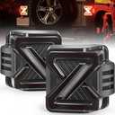 OKSIWA LED Tail Lights For 2007-2018 Jeep Wrangler JK JKU,Z-Shaped Smoked | Plug and Play,with Startup Animation,Turn Signal,IP67 Waterproof ,Bright Output,improve Dirving Visibility,Upgrade Kit