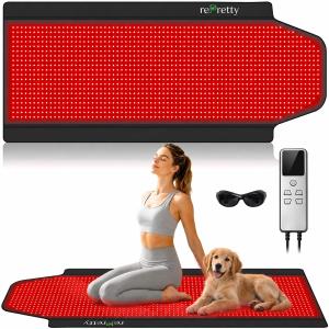 Full Body Red Light Therapy Mat,72" x 33",1436 3-in-1 LEDs
