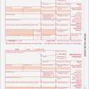 1099-MISC Tax Forms for 2025 | 2-up Federal Copy A Form Only | Qty 10