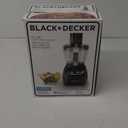 BLACK+DECKER FP1600B 8-Cup Food Processor with Stainless Steel Blade, Black