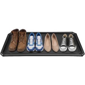 Boot Tray, Large Shoe Mat for Entryway Indoor, Waterproof with Raised Edges, Foldable & Non Slip Mat, for Wet Shoes, Mud & Snow- 40.5" × 17.7"