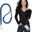 saxsion Adjustable Phone Lanyard with Fishing Line Core, 360° Swivel Crossbody & Neck Strap for Camera, walkie talkie