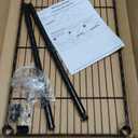 1-Tier Wire Shelf Rack,30" Wx14 Dx17 H,Single Metal Shelves Rack