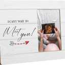Pregnancy Announcement Gifts for Newly Mother Father, Sonogram Picture Frame, I Can't Wait to Meet You, 4x6 Inch Photo
