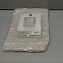 Lush Decor Farmhouse Textured Sheer Kitchen Window Curtain Tiers Set, 29"W x 24"L, Beige