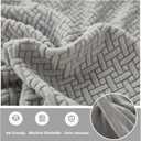 Yoovat Couch Cushion Covers for Sofa Couch Covers Wear-Resistant Universal Sofa Cover Washable Stretch for Sectional Slipcovers (Texture-Brown,Large Double Seat Cover)