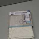 Zenna Homes Smart Curtains Easy Hand Curtain Hidden back hooks panel 
40 Inches x 84 Inches
, beige